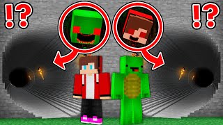 JJ and Mikey found THE SCARY TUNNELS OF SCARY Mimic JJ AND MIKEY in Minecraft Challenge  Maizen [upl. by Tomasina480]