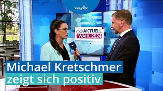 Michael Kretschmer Wahl zeigt breite Unterstützung für sächsische CDU  MDR SACHSENSPIEGEL  MDR [upl. by Armin]