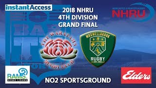 2018 NHRU Divisional Grand Final  The Waratahs v Muswellbrook [upl. by Ky]