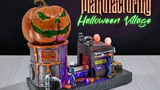 Halloween 2024 PREORDER FG SQUARE Pumpkin Pie Factory Manufacturing Village House halloween2024 [upl. by Akenehs]