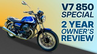 Moto Guzzi V7 850 Special  2 Year Owners Review [upl. by Philippine590]