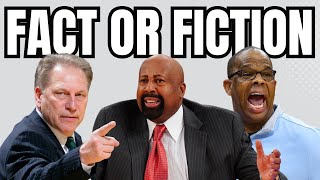 FACT OR FICTION  which college basketball coaches are lying [upl. by Enelaehs]