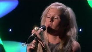 Ellie Goulding Performs Burn on Ellen show [upl. by Anivahs]