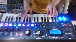 Novation MININOVA 1st patches including a Vangelis Patch [upl. by Nosyaj937]