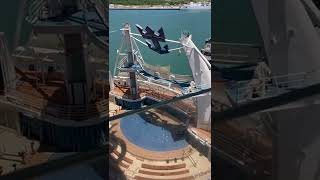 Royal Caribbean Harmony of the Seas Deck 12 Room 330 Category A3 Aquatheater Suite Walkthrough [upl. by Anhsirk]