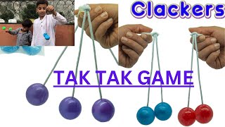 CLACKER EASY TRICK IN ONE MINUTE  TAK TAK GAME TRICK  TIK TIK BALL GAME  How to Play [upl. by Itsym]