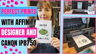 Perfect Card Printing with Affinity Designer and Canon IP8750 [upl. by Willetta]