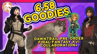 FFXIV  Patch 658 GOODIES Dawntrail FFXVI  SPOILER [upl. by Latsryc]