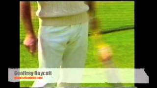 Batting tips from Geoffrey Boycott [upl. by Snell]