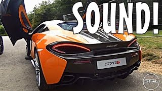 2015 McLaren 570s BURNOUT amp REVS [upl. by Ingaborg]