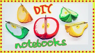 How to make notebooks  DIY Fruit Notebooks  How To Make Fruits Notebooks tutorial  Julia DIY [upl. by Vipul]