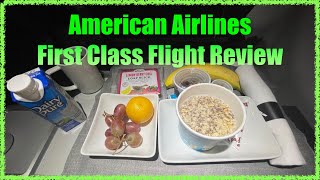 American Airlines First Class Flight Review [upl. by Drislane]