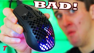 SteelSeries Aerox 3 Wired is a Borderline SCAM 60 Mouse Review [upl. by Esinek]