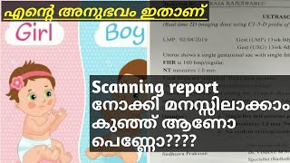 Gender prediction using Scanning report Placenta positionFHRSkull shapeMalayalam [upl. by Arualana]