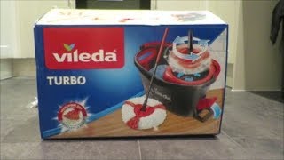 Vileda Turbo Mop and Bucket Set [upl. by Ehctav]