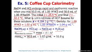 Exercise 2 Coffee Cup Calorimetry تمرين2 مسعر فنجان القهوة [upl. by Notnyw32]