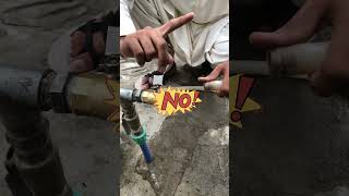 Good work lifehacks homemade work tips shorts ideas goodjob plumbing viral [upl. by Wandis]