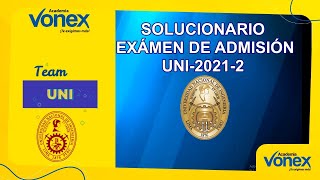 Solucionario del Examen de Admisión UNI 2021  2 🔥🤩 [upl. by Saville]