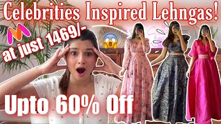 Myntra Lehenga Haul Affordable Lehengas for MehandiHaldiSangeet amp Wedding  Rupal Yadav myntra [upl. by Howie]