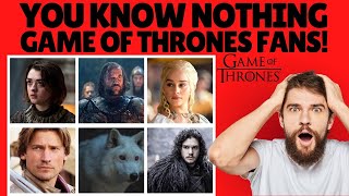 GAME OF THRONES Quiz GOT Trivia Challenge [upl. by Kcirrez316]