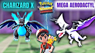 MEGA CHARIZARD X VS MEGA AERODACTYL 🔥  Pokemon lets go pikachu Randomizer 12 [upl. by Alim]