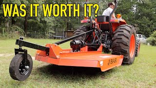 Testing The Cheapest Heavy Duty Tractor Mower On The Market [upl. by Hannover]