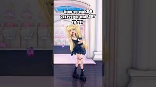 How To Make A JellyFish Haircut In DTI 🥰 [upl. by Anelav]