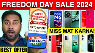 Freedom Day Sale 2024 Date amp Offer 🔥 Flipkart Freedom Day Sale 2024  Amazon Great Freedom Festival [upl. by Sollows]