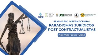 Seminario Internacional Paradigmas Juridicos Post Contractualistas Alex Valle Franco 11424 [upl. by Ggerc]