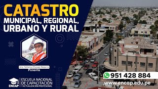 CURSO CATASTRO MUNICIPAL REGIONAL URBANO Y RURAL  2022 [upl. by Natlus]