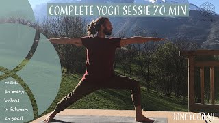 Complete Yoga Sessie 70 min  geen stress voel je kracht  Jana Yoga [upl. by Schouten]