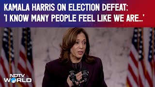 Kamala Harris Speech Today  Kamala Harris I Know Many People Feel Like We Arequot [upl. by Hoag]