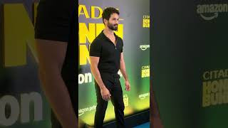 Shahid kapoor At Blue Carpet Premiere Of Citadel Honey Bunny [upl. by Sussi]