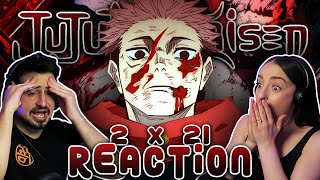 LFG YUJI 🔥 Jujutsu Kaisen 2x21 REACTION  quotMetamorphosisquot [upl. by Wolgast]