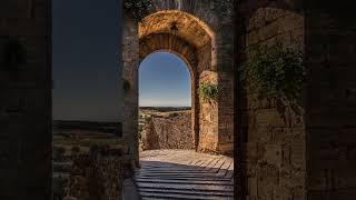 Monteriggioni A Timeless Tale in Tuscany medivalhistory tuscanyitaly travelinspiration [upl. by Adnalohs82]