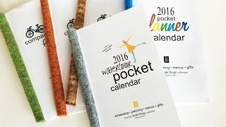 DIY Pocket Weekly Planner How to print and bind your own pocket planner with felted wool sweaters [upl. by Arten]