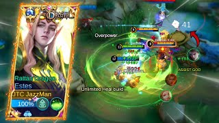 Estes Unlimited Heal Build  41 Assist  Insane MVP Gameplay  MLBB [upl. by Yajeet]