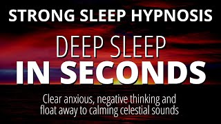 Sleep Hypnosis For Deep Sleep STRONG  Fall Asleep Fast  Black Screen [upl. by Siurad]