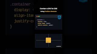 Center a div in css for beginners shorts viralvideo trending [upl. by Niraj]