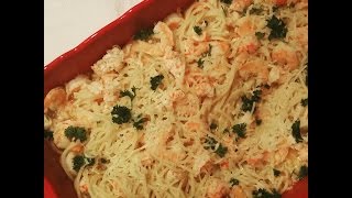 Shrimp Scampi Recipe  pasta inspired by laura Vitale  Laura in the Kitchen [upl. by Jillian75]