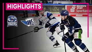 Straubing Tigers  Schwenninger Wild Wings  PENNY DEL Playoffs  MAGENTA SPORT [upl. by Inig]