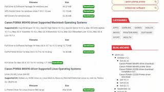 Canon PIXMA MX490 printer driver download [upl. by Concordia]