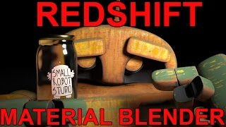 Redshift Material Blender Tutorial [upl. by Noleta]