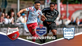 Kozakken Boys gaat DEFINITIEF naar de NACOMPETITIE 😰😰  Kozakken Boys vs GVVV  Samenvatting [upl. by Nolyag]