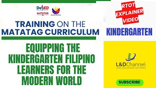 Equipping the Kindergarten Filipino Learners for the Modern World [upl. by Idnil]