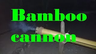 How to make a bamboo cannon [upl. by Seyler]