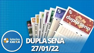 Resultado da Dupla Sena  Concurso nº 2327  27012022 [upl. by Anitnas]