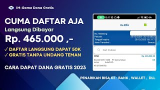 BARU RILIS  APLIKASI PENGHASIL SALDO DANA TERCEPAT 2023  CARA MENDAPATKAN SALDO DANA GRATIS 2023 [upl. by Dorrahs]