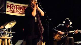 Cheryl Arena with Johnny Long  Walkin Blues  Tulsa Harmonica Summit [upl. by Ytirev]