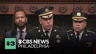 Philadelphia officials provide update on two mass shootings that are connected [upl. by Armitage386]